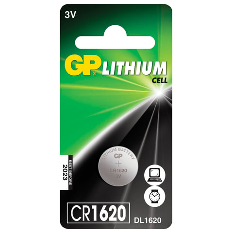   GP BATTERIES  GP Lithium CR1620 - 1 .  /