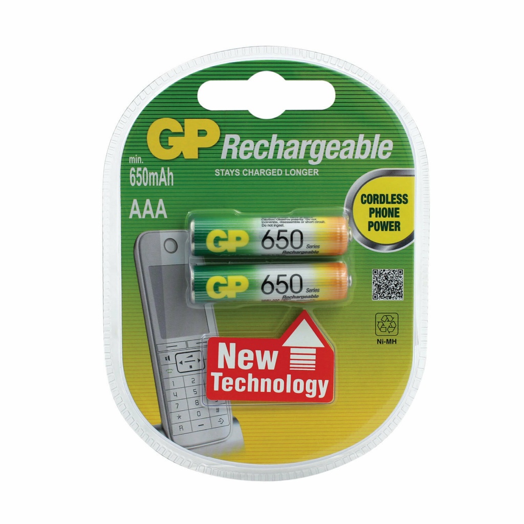   GP BATTERIES    +2  650