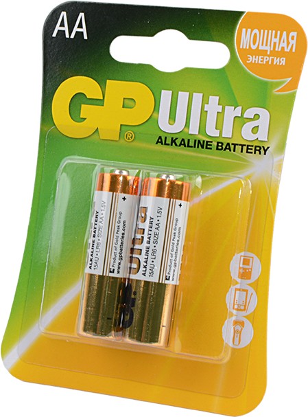  GP BATTERIES GP Ultra Alkaline 15 AA . 2 .  /.